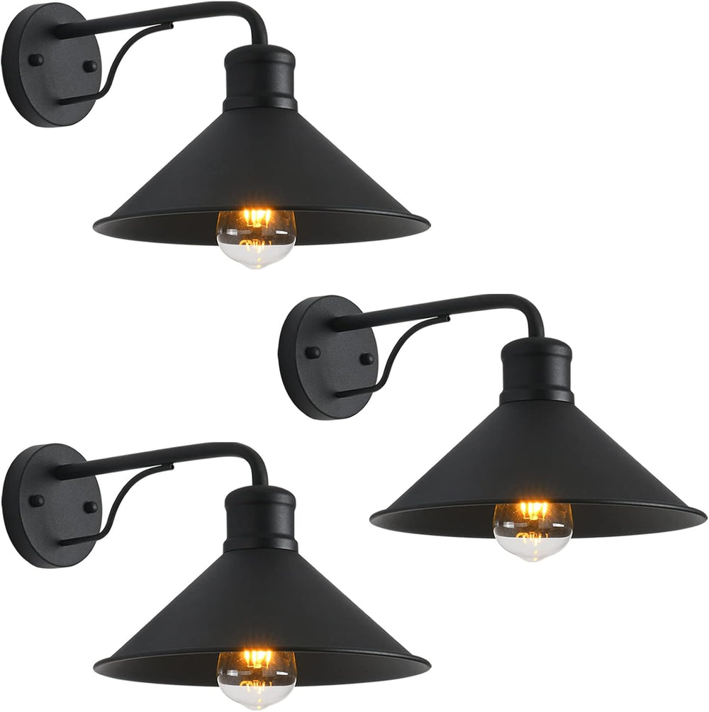 3 Pack Outdoor Wall Lights Wall Mount for House Front Porch Wall Light Fixtur...