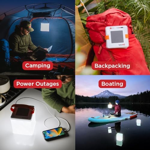 LuminAID Max 2-in-1 Inflatable Solar LED Camping Lantern & Phone Charger