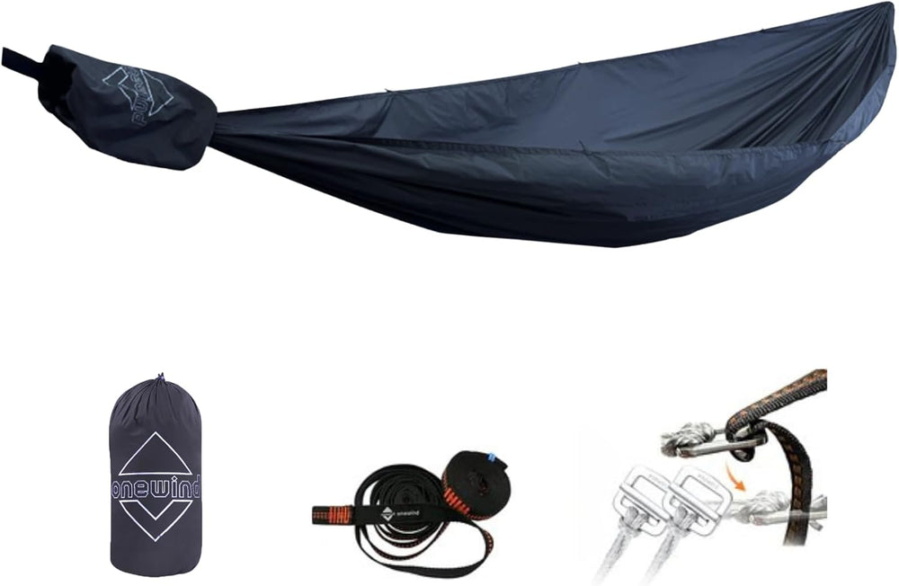 Onewind 11ft Ultralight Camping Hammock for Hiking Backpacking, Blue