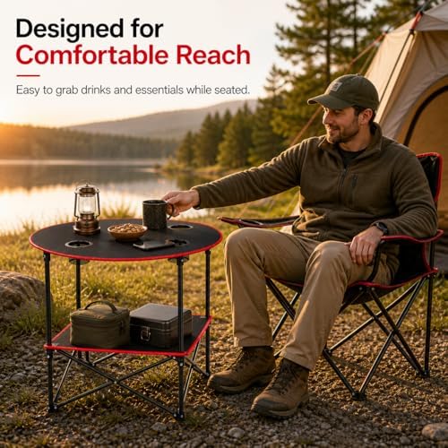 Portable Camping Table Folding Picnic Tables Lightweight Folding Table Waterp...