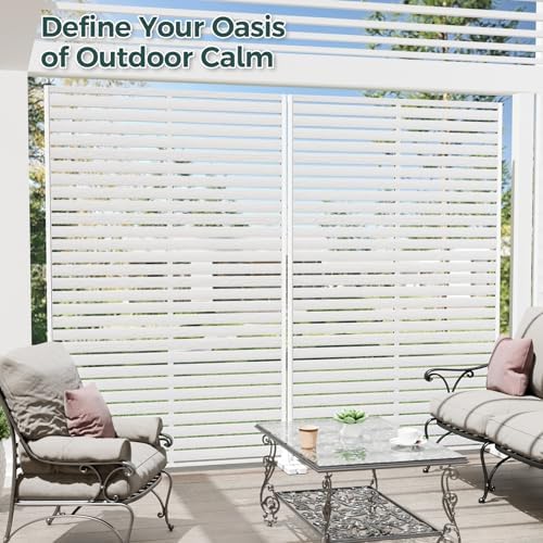 72" Privacy Screen Outdoor Privacy Fence Panel for Patio