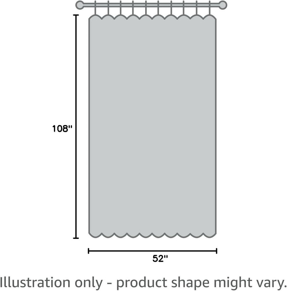 RYB HOME 2 Panels Linen Sheer Outdoor Curtains for Patio Waterproof