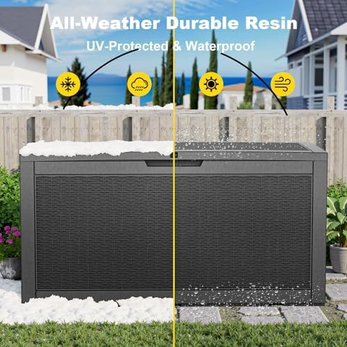 200 Gallon Deck Boxes Waterproof Storage Box