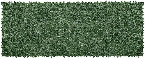 VEVOR Artificial Ivy Privacy Fence Screen, 59 x 158 in Faux Ivy Vine Leaf Hed...