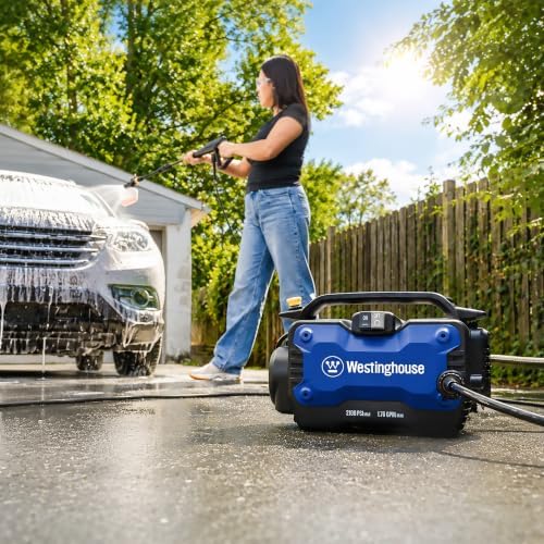 Westinghouse ePX3100s Electric Pressure Washer, 2100 Max PSI 1.76 Max GPM wit...