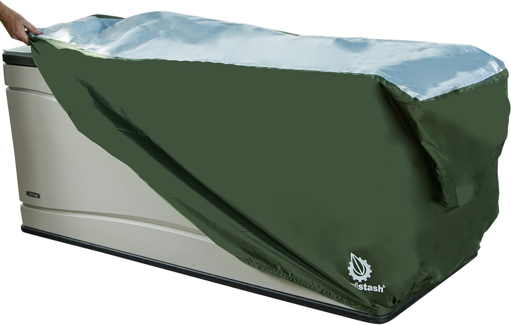 YardStash Deck Box Cover - Heavy Duty, Waterproof Covers for Outdoor Cushion ...