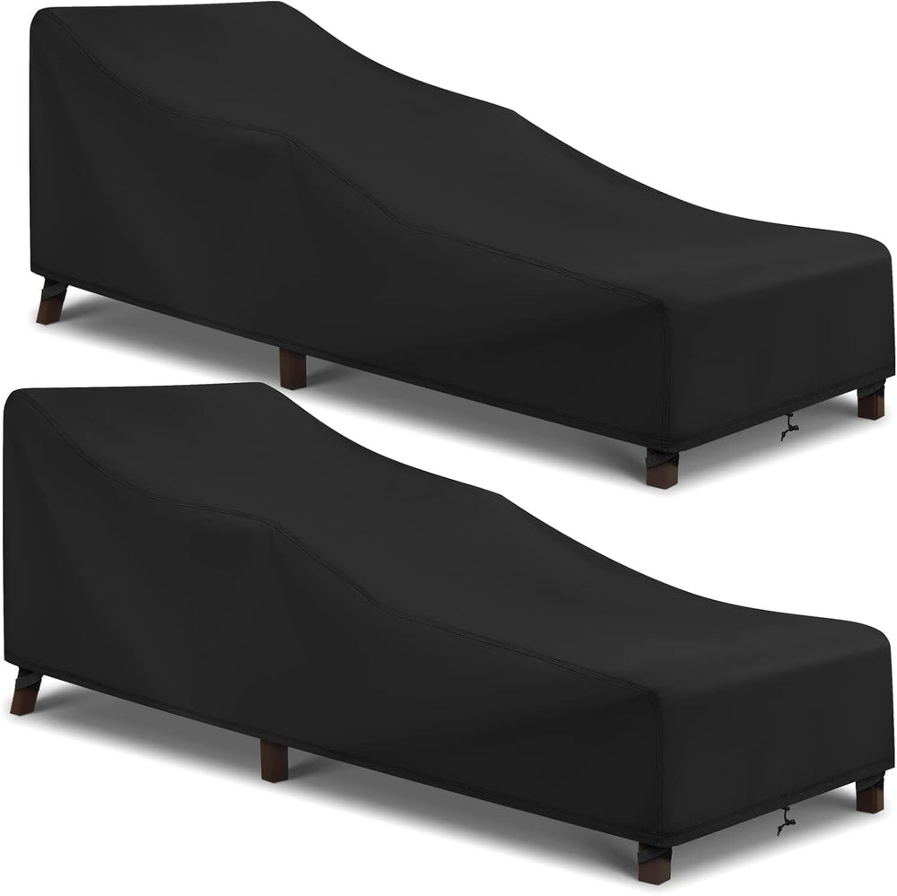 Arcedo Patio Chaise Lounge Cover Waterproof 2 Pack, 80" x 30" x 26&...