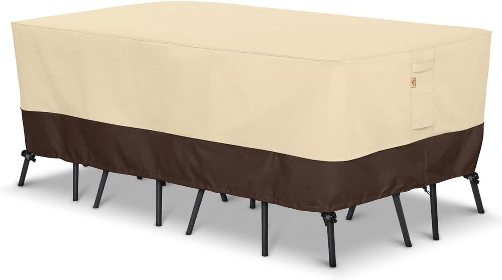 Patio Furniture Set Cover, 88''L x 62''W x 28''H, Bei...