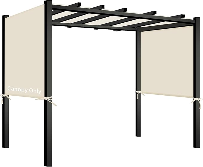 Universal Canopy Cover Replacement for 17x6.8 Ft Outdoor Pergola Structure, G...