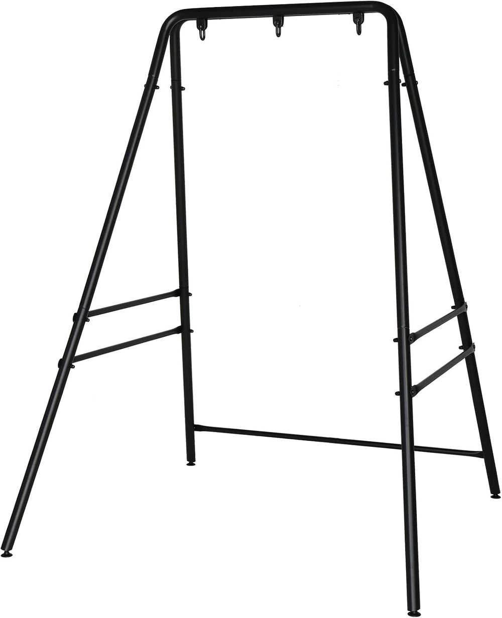 Metal A-Frame Hammock Chair Stand with 3 Hanging Holes