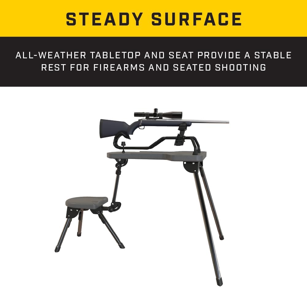 Caldwell Stable Table Shooting Bench, Collapsible Frame