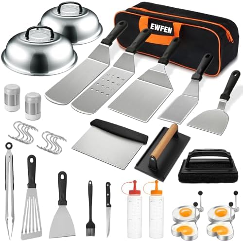EWFEN 35PCS Griddle Accessories Kit, Flat Top Grill Accessories Set for Black...