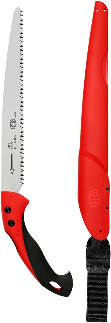 FELCO 611 Pruning Saw – Straight Pull-Stroke Saw for Tree Trimming & Fore...