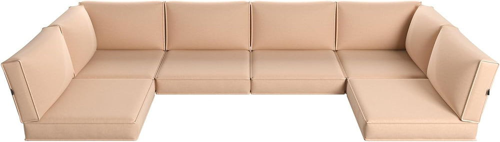 Aoxun 14-Piece Replacement Cushions for Outdoor Furniture, Outdoor Cushions f...