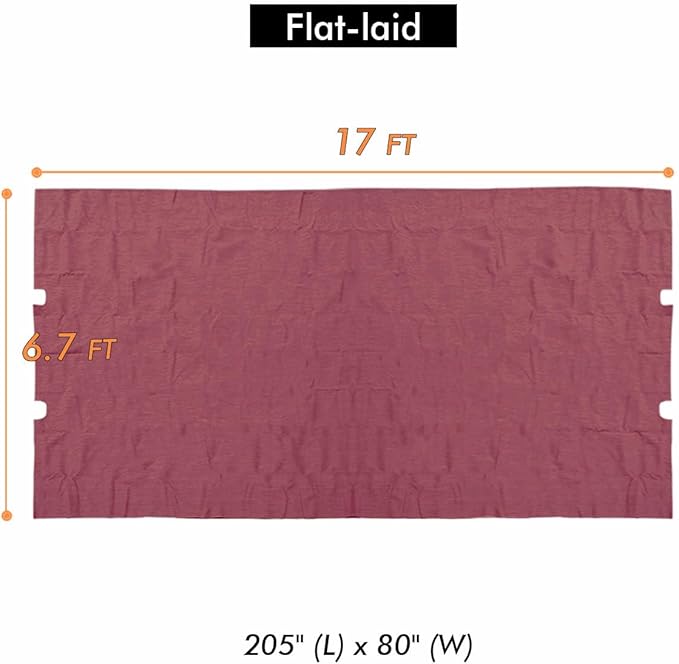 Universal Doubleton Steel Pergola Replacement Cover for Pergola Structures L-...