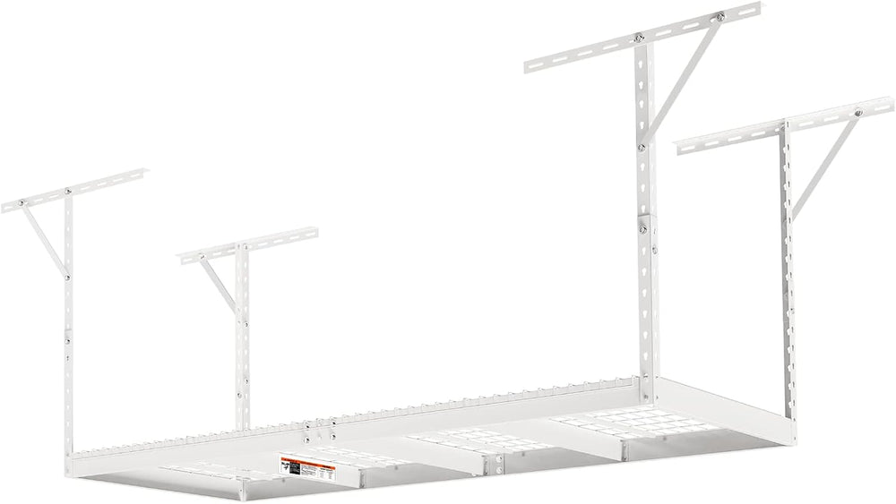 VEVOR Overhead Garage Storage Rack, 3x8 Ceiling Racks, Heavy Duty Adjustable ...