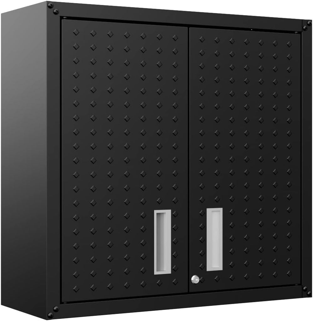 Manhattan Comfort Fortress Floating Garage Storage Cabinet with Adjustable Sh...