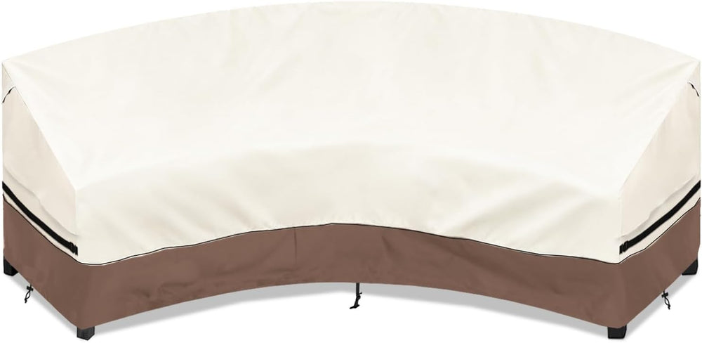 Outdoor Sectional Cover,Curved Patio Furniture Covers for 2-3 Seater Outdoor ...