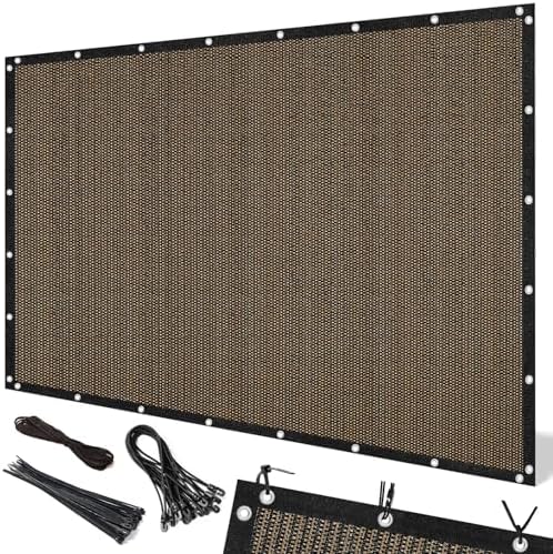 Artpuch 90% Sun Shade Cloth, 12 x 16 FT Pergola Shade Cover Canopy with Gromm...