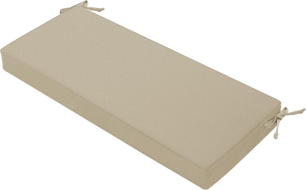 Favoyard Outdoor Bench Cushion, 48 x 18 Inch, Beige