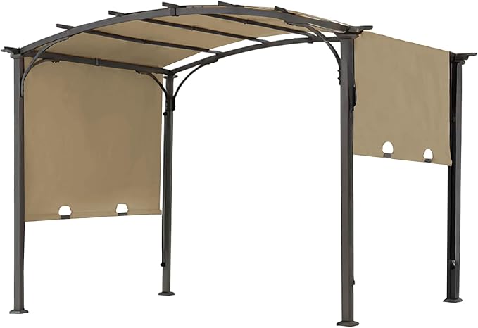 85''x 208'' Universal Doubleton Steel Pergola Replacement Cov...
