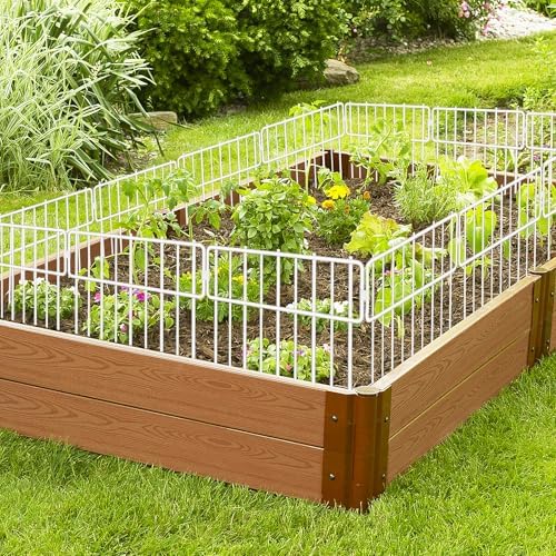 Blingluck Animal Barrier Fence, 10 Pcs Upgrade 1.26 in Gap Decorative Fences ...