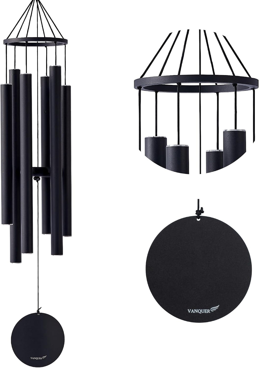 Wind Chimes for Outside Deep Tone - 38'' Wind Chimes Outdoor Clearanc...