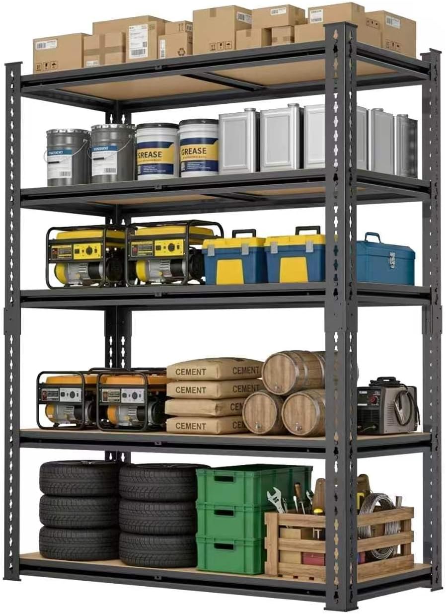 Garage Shelving Heavy Duty, Storage Shelves Adjustable Metal Shelving Unit
