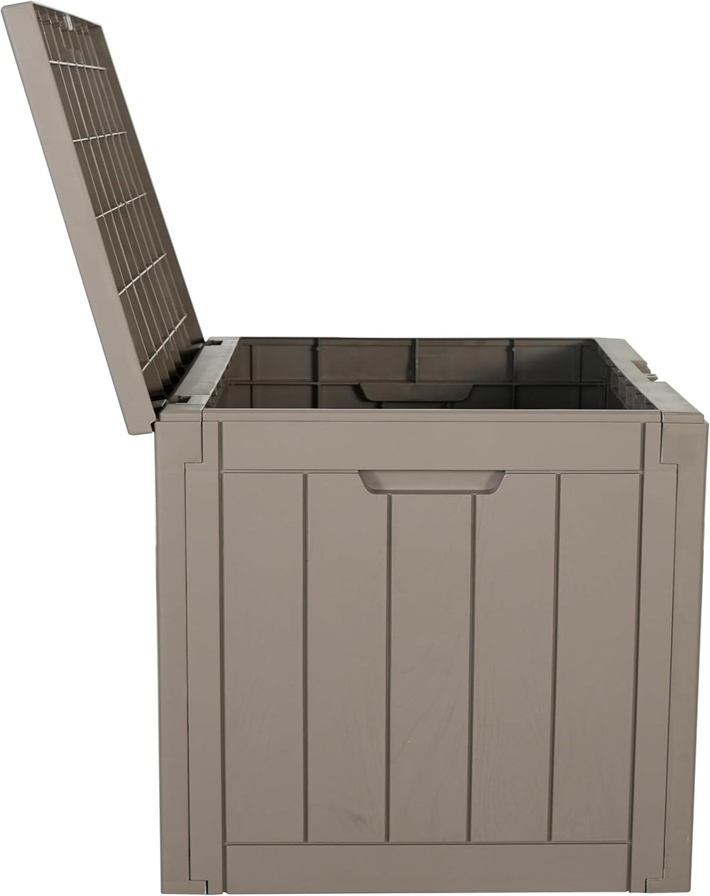 BTEXPERT Indoor Outdoor Storage Box, 30 Gallon Resin Deck Container for Packa...