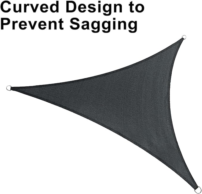 LOVE STORY Custom Size 6'x10'x11.7' Graphite Grey Sun Shade Sail ...