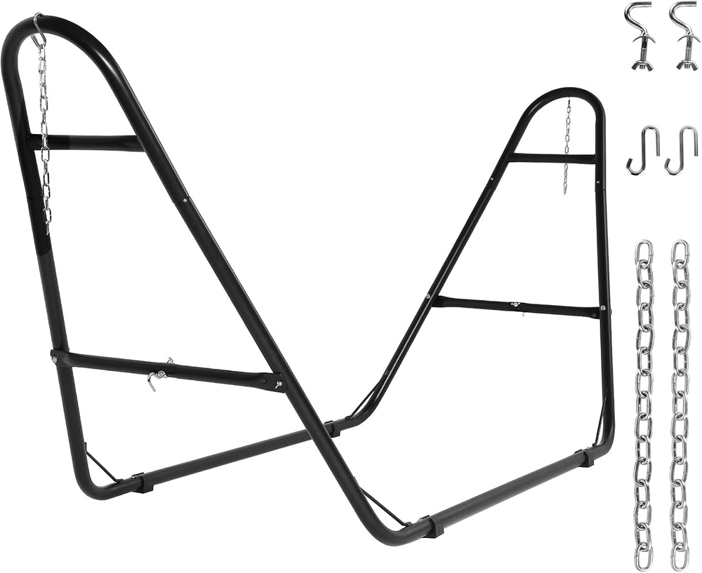 Durable Heavy Duty Steel Hammock Stand for Outside, 550LBS Capacity