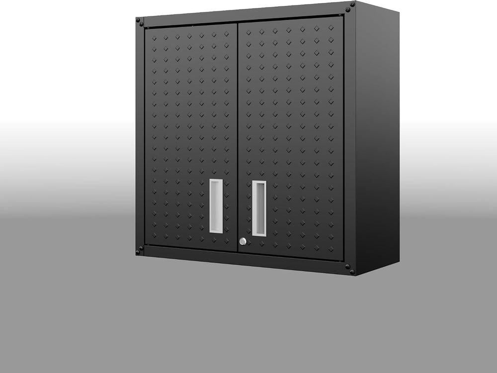 Manhattan Comfort Fortress Floating Garage Storage Cabinet with Adjustable Sh...
