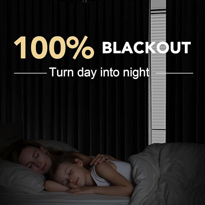 H.VERSAILTEX Linen Blackout Curtains Durable Thick Textured Linen Look 100% B...
