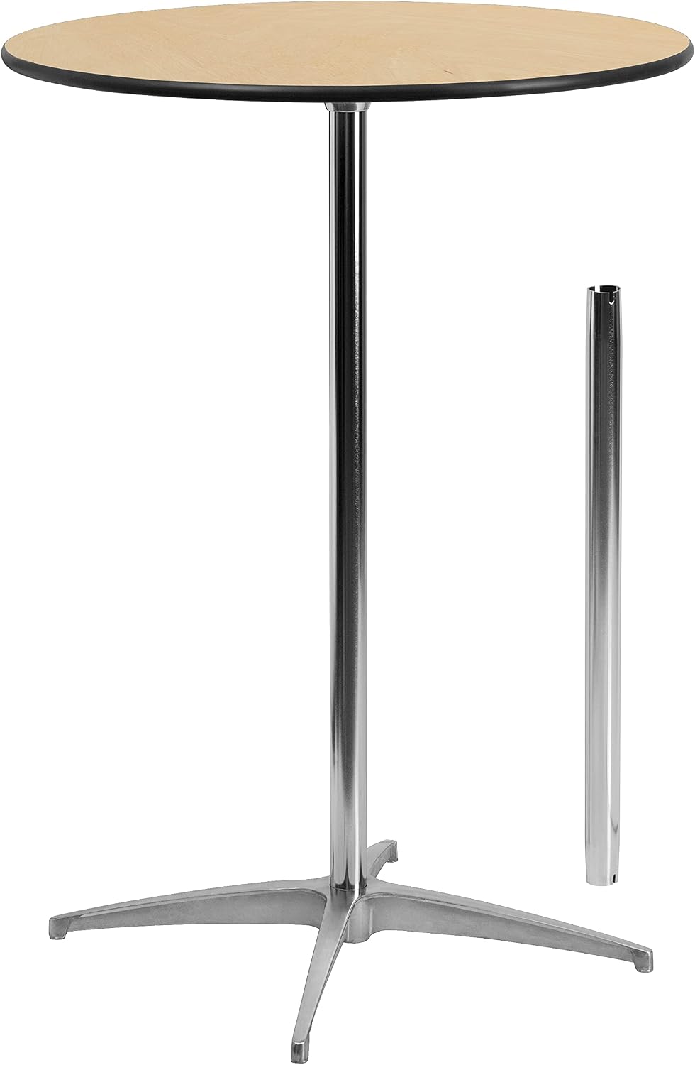 Flash Furniture Lars 30" Round Cocktail Table with 30" and 42"...