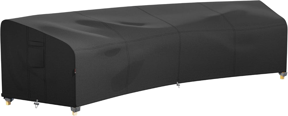 iBirdie Outdoor Sectional Cover for 190" Back 128" Front Curved Cou...