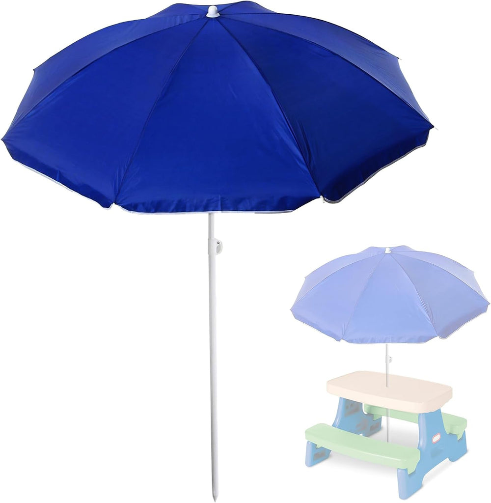 Replacement 70 Inches Umbrella Compatible with Little Tikes Picnic Table, Por...