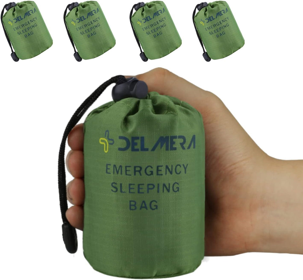 Emergency Sleeping Bag, Lightweight Survival Sleeping Bags Waterproof Thermal...