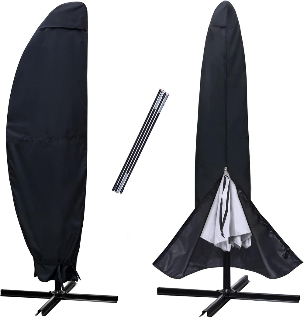 NettyPro Patio Umbrella Cover Outdoor Waterproof Cantilever Parasol Banana Um...