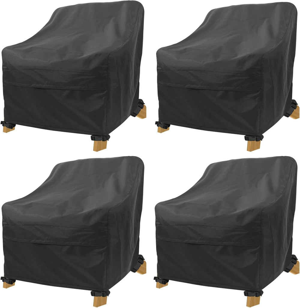 Adirondack Chair Covers 4 Pack - Waterproof Outdoor Chair Covers (32"L x...