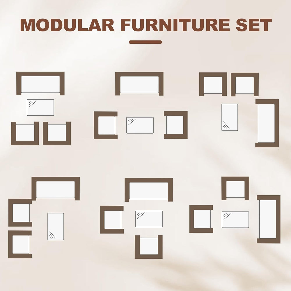 4 Piece Outdoor Patio Furniture Set