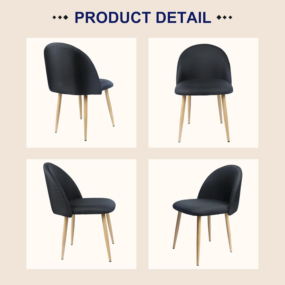 Dining Chairs Set of 2, Kitchen Chairs Mid Century Dining Room Chairs
