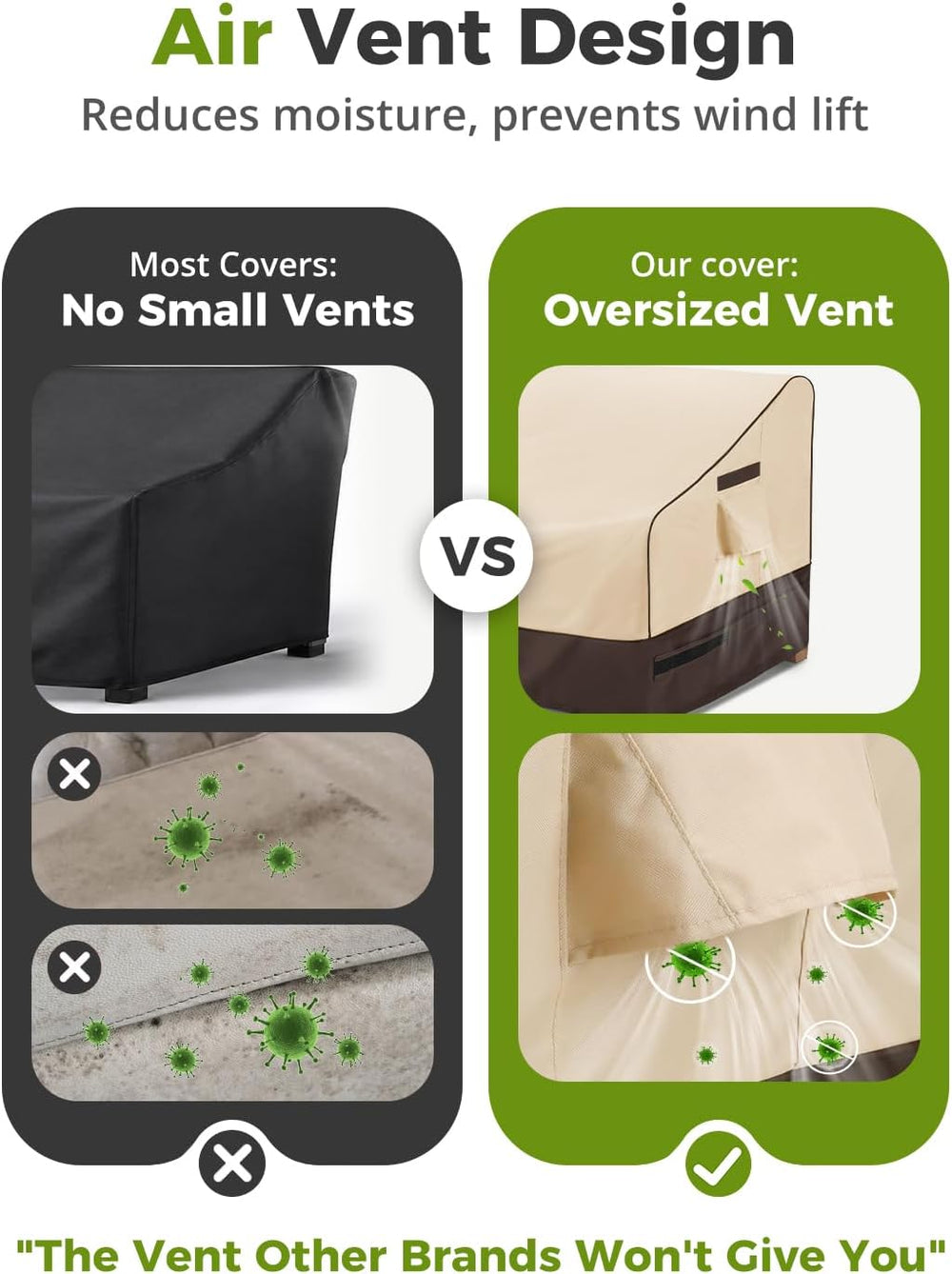 KylinLucky Outdoor Patio chair Covers 29 x 30 x 36 inch 2 Pack Waterproof