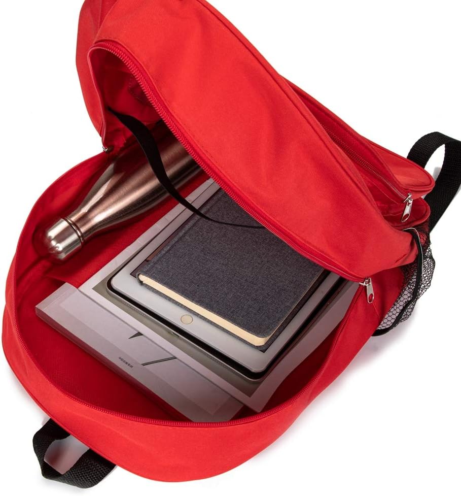 Red Emergency Bag First Aid Backpack Empty Medical Treatment First Responder ...