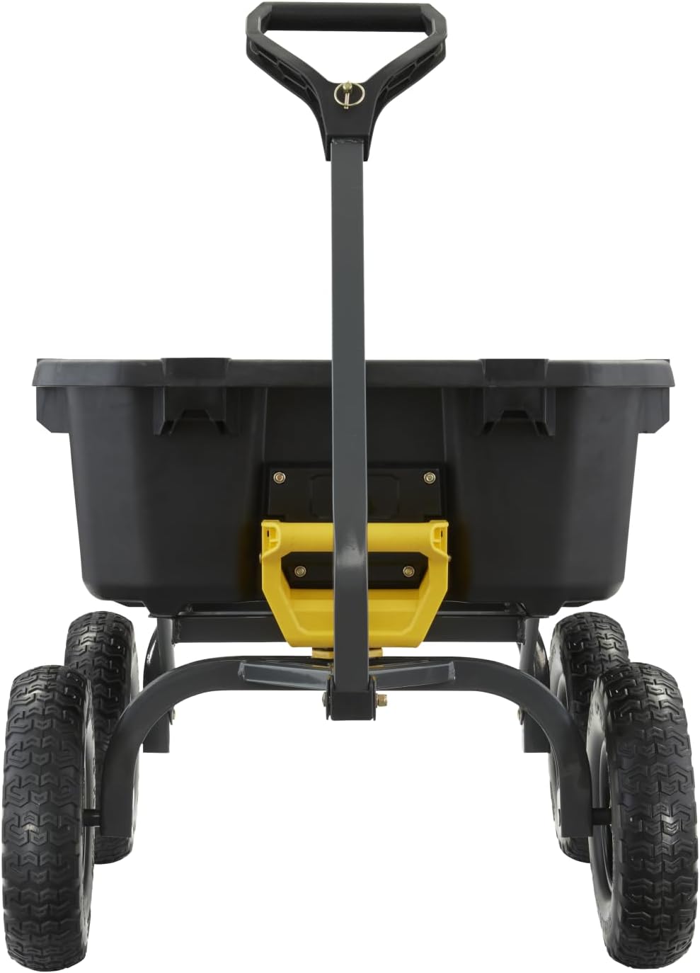 Gorilla Carts Dump Garden Cart, 7 Cu Ft,1200 lb Capacity, No-Flat Tires