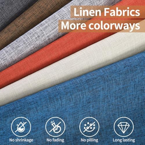 3cm Thick Bench Cushion for Indoor/Outdoor Custom Size Thick Linen Non-Slip S...