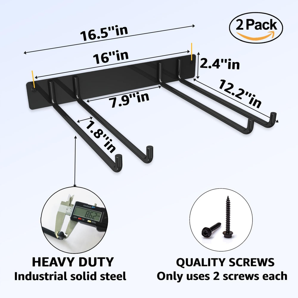 Folding Chair Storage Rack, Garden Tool & Foldable Chairs Organizer Hange...