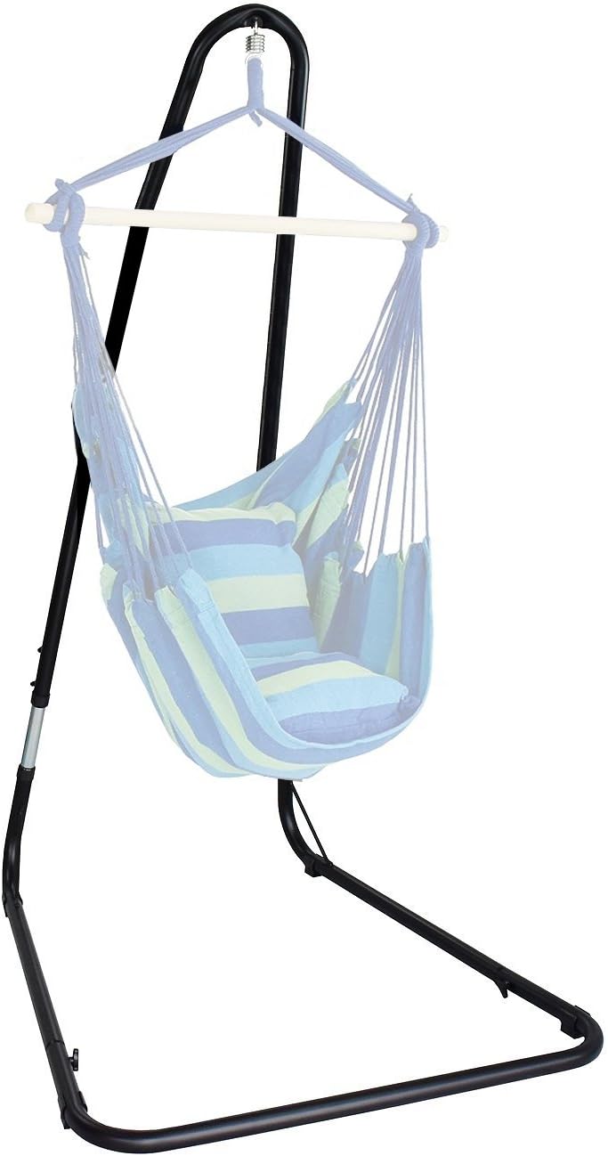 Sorbus Durable Hammock Chair Stand Hanging Chair Stand- Heavy Duty Steel Sens...