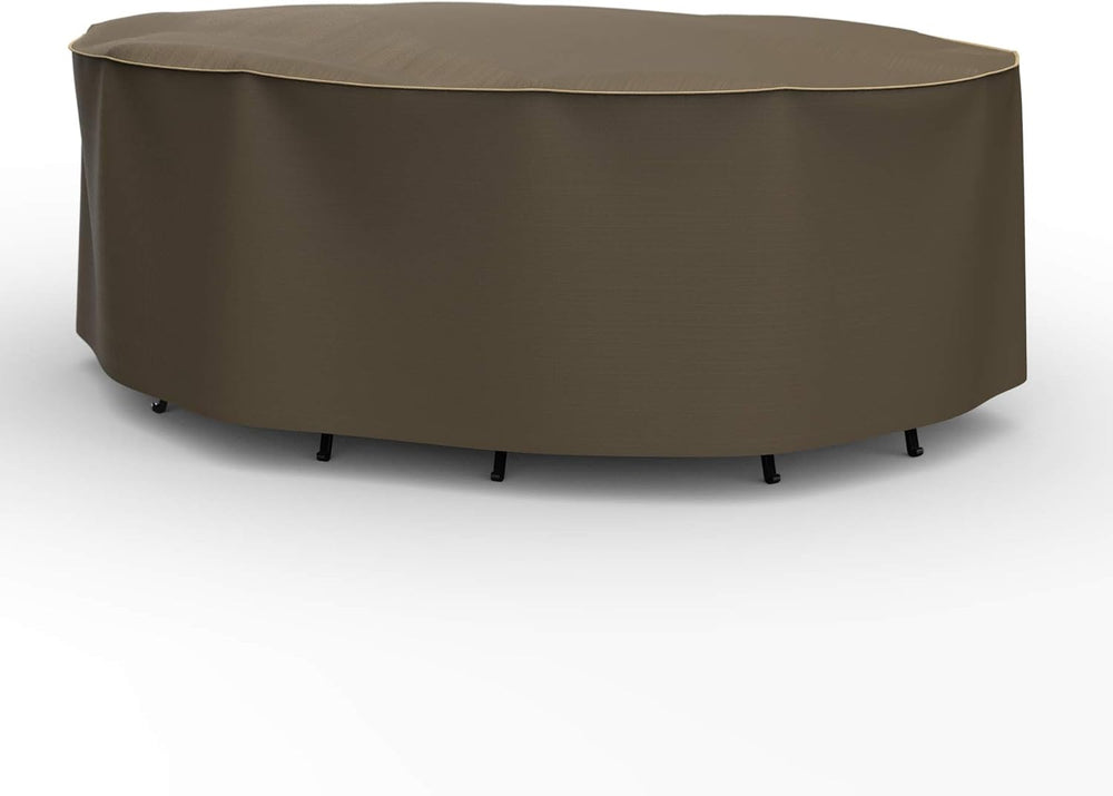 Budge StormBlock Hillside Oval Table and Chairs Combo Cover Premium, Outdoor,...