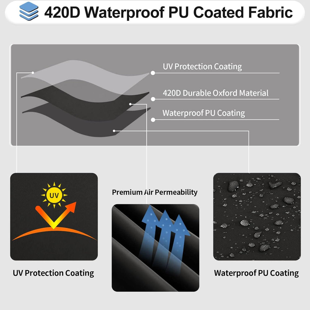 OutdoorLines Waterproof Curved Outdoor Sectional Cover