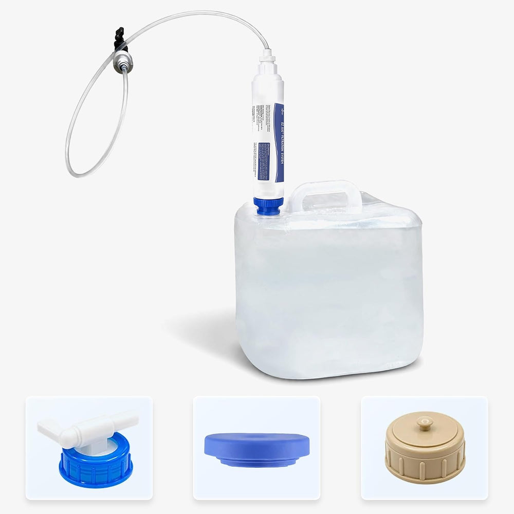 EZ Jug Ready Source – 5 Gallon Collapsible Water Jug with Filter System